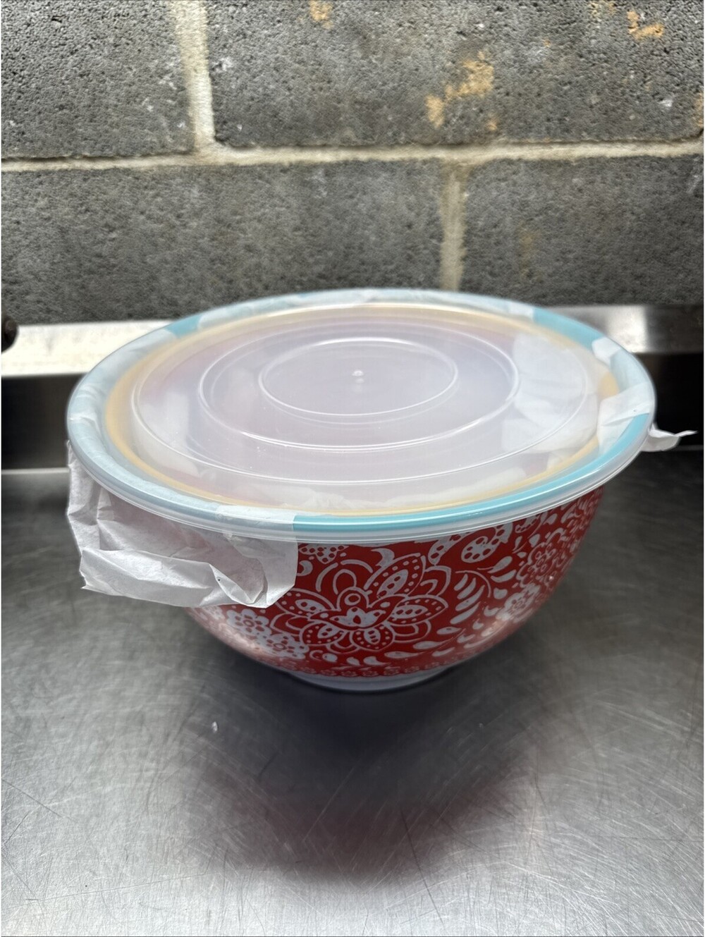 Retired Pioneer Woman Traveling Vines Melamine Nesting Mixing Bowl/Lids